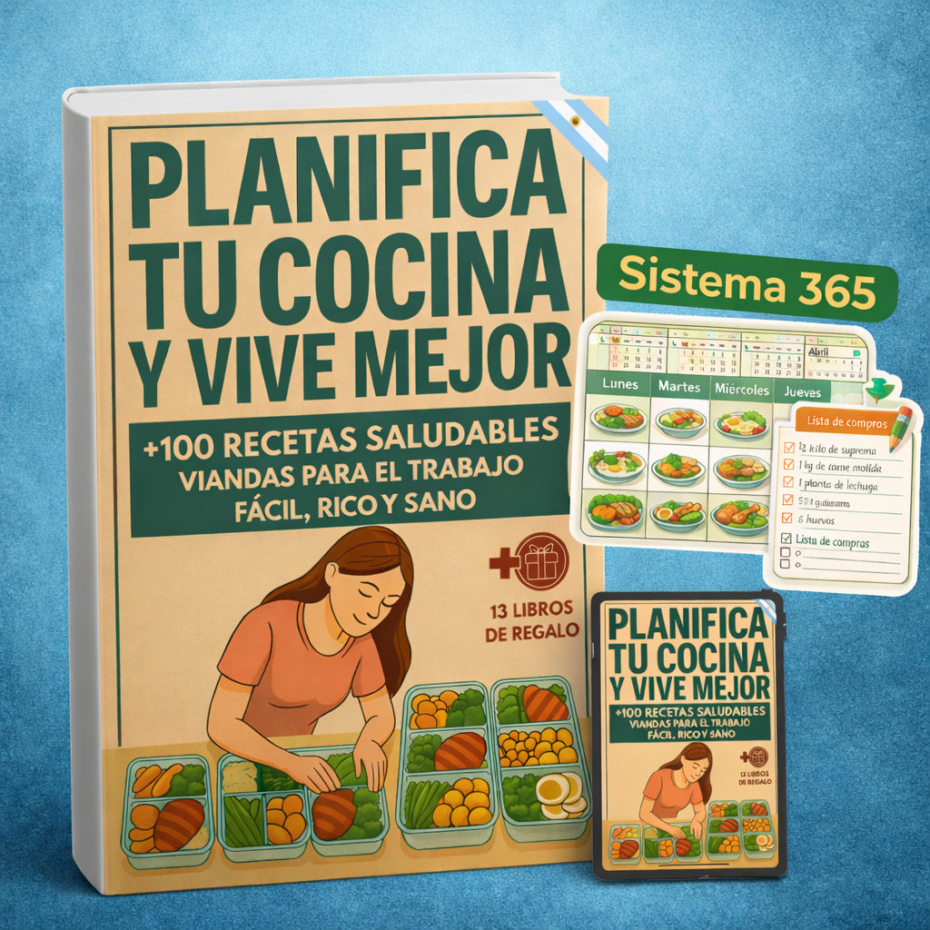 Planifica Tu Cocina Y Vive Mejor +13 LIBROS de REGALO🎁