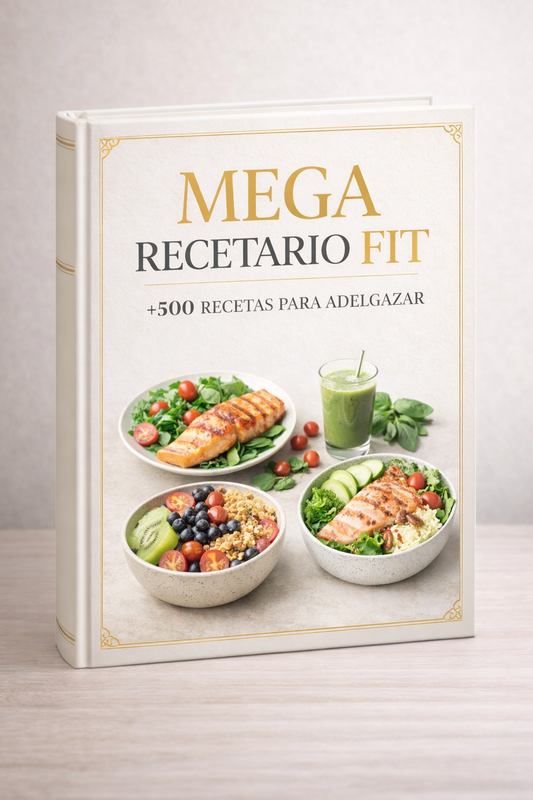 Mega Recetario Fit: +500 Recetas para Adelgazar😊✨