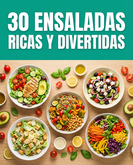 "30 Ensaladas Ricas Y Divertidas 🥗😋"